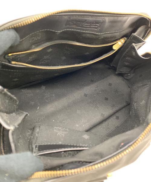 MCM（エムシーエム）MCM (エムシーエム) ミニボストンバッグ ブラックの古着・服飾アイテム