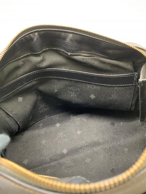 MCM（エムシーエム）MCM (エムシーエム) ミニボストンバッグ ブラックの古着・服飾アイテム