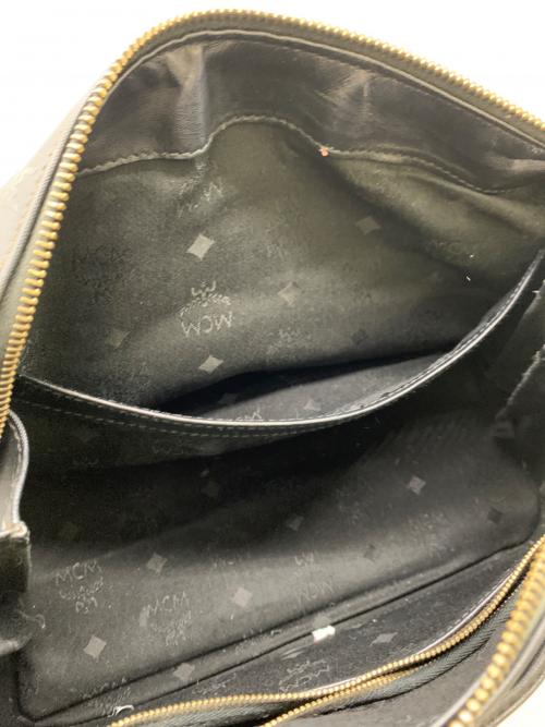 MCM（エムシーエム）MCM (エムシーエム) ミニボストンバッグ ブラックの古着・服飾アイテム