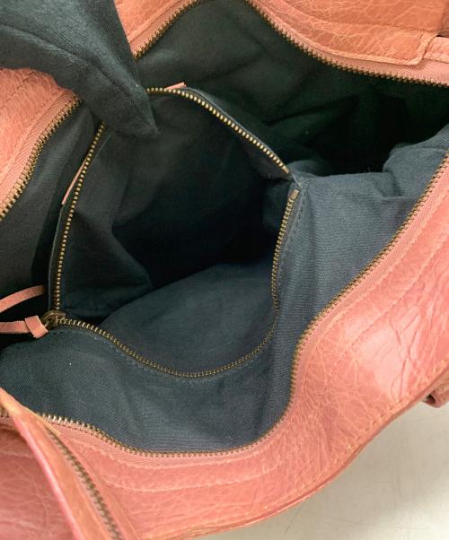 BALENCIAGA（バレンシアガ）BALENCIAGA (バレンシアガ) レザーバッグ ピンクの古着・服飾アイテム