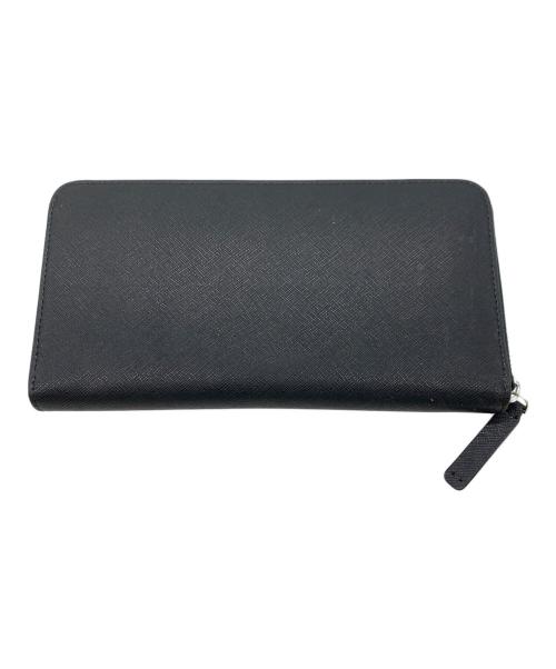 EMPORIO ARMANI（エンポリオアルマーニ）EMPORIO ARMANI (エンポリオアルマーニ) 長財布 ブラックの古着・服飾アイテム