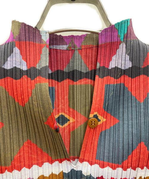 PLEATS PLEASE ISSEY MIYAKE（プリーツプリーズ イッセイミヤケ）PLEATS PLEASE ISSEY MIYAKE (プリーツプリーズ イッセイミヤケ) プリーツカットソー マルチカラー サイズ:3の古着・服飾アイテム