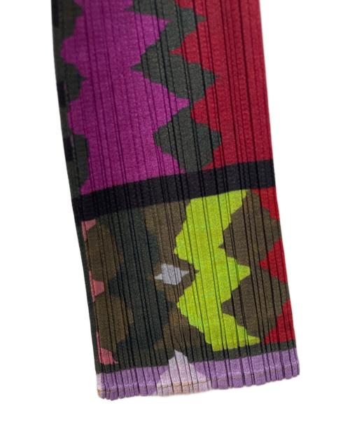 PLEATS PLEASE ISSEY MIYAKE（プリーツプリーズ イッセイミヤケ）PLEATS PLEASE ISSEY MIYAKE (プリーツプリーズ イッセイミヤケ) プリーツカットソー マルチカラー サイズ:3の古着・服飾アイテム
