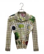 PLEATS PLEASE ISSEY MIYAKEプリーツプリーズ イッセイミヤケ）の古着「■プリーツシャツ」｜ベージュ