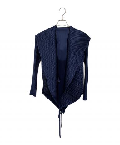 美品❢プリーツプリーズ　カーディガン　イッセイミヤケ 中古・古着通販】PLEATS PLEASE ISSEY MIYAKE (プリーツプリーズ トップス