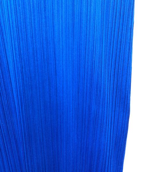PLEATS PLEASE ISSEY MIYAKE（プリーツプリーズ イッセイミヤケ）PLEATS PLEASE ISSEY MIYAKE (プリーツプリーズ イッセイミヤケ) ■ノースリーブワンピース ブルー サイズ:3の古着・服飾アイテム
