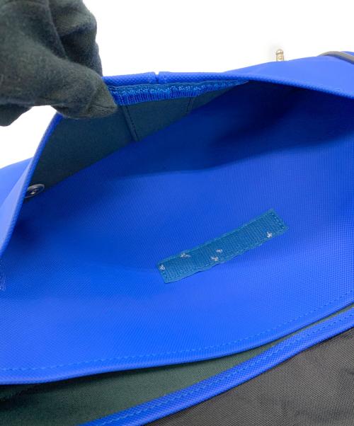 LACOSTE（ラコステ）LACOSTE (ラコステ) メッセンジャーバッグ ブルー×ブラックの古着・服飾アイテム