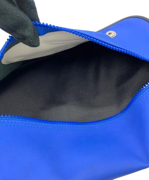 LACOSTE（ラコステ）LACOSTE (ラコステ) メッセンジャーバッグ ブルー×ブラックの古着・服飾アイテム