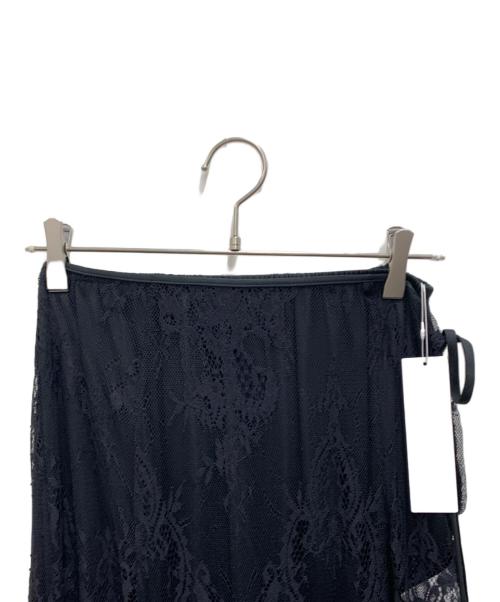 SHENERY（シーナリー）SHENERY (シーナリー) レースマキシスカート ブラック サイズ:36 未使用品の古着・服飾アイテム
