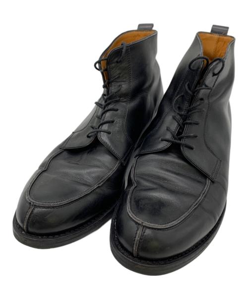 Jalan Sriwijaya（ジャランスリウァヤ）Jalan Sriwijaya (ジャランスリウァヤ) レザーブーツ ブラック サイズ:27.5の古着・服飾アイテム