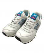 NEW BALANCEニューバランス）の古着「スニーカー」｜ホワイト×ブルー