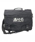 DOLCE & GABBANAドルチェ＆ガッバーナ）の古着「メッセンジャーバッグ」｜ブラック