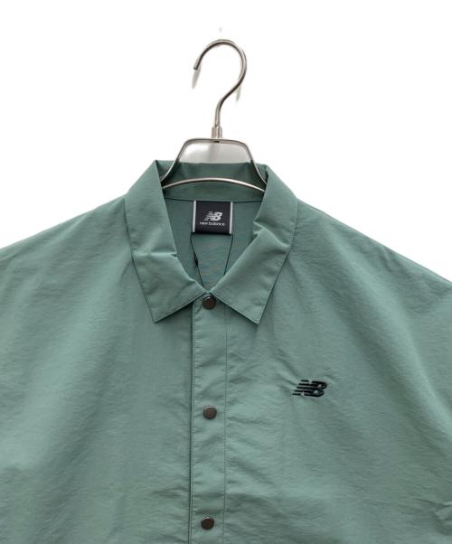 NEW BALANCE（ニューバランス）NEW BALANCE (ニューバランス) MET24 Short Sleeve Shirts Jacket オリーブ サイズ:M 未使用品の古着・服飾アイテム