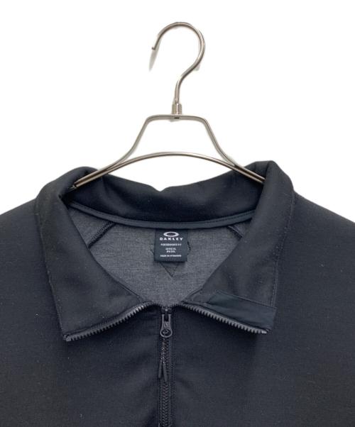 OAKLEY（オークリー）OAKLEY (オークリー) ハーフジップスウェット ブラック サイズ:XLの古着・服飾アイテム