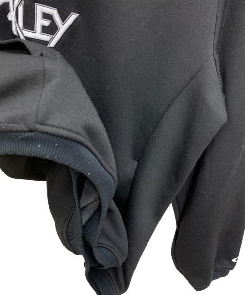 OAKLEY（オークリー）OAKLEY (オークリー) ハーフジップスウェット ブラック サイズ:XLの古着・服飾アイテム