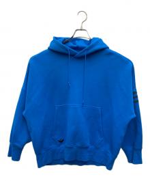 adidas（アディダス）の古着「プルオーバーパーカー」｜ブルー