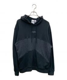 adidas（アディダス）の古着「プルオーバーパーカー」｜ブラック