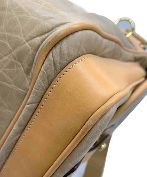 HUNTING WORLD（ハンティングワールド）HUNTING WORLD (ハンティングワールド) ショルダーバッグ ベージュの古着・服飾アイテム