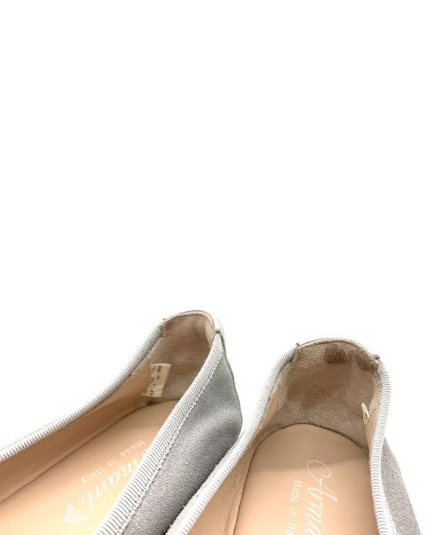 ARMANI（アルマーニ）ARMANI (アルマーニ) バレエシューズ グレー サイズ:39の古着・服飾アイテム