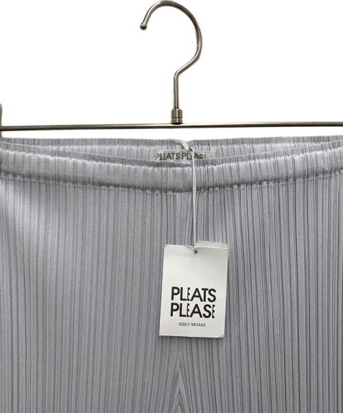 PLEATS PLEASE ISSEY MIYAKE（プリーツプリーズ イッセイミヤケ）PLEATS PLEASE ISSEY MIYAKE (プリーツプリーズ イッセイミヤケ) ■プリーツパンツ ライトグレー サイズ:2 未使用品の古着・服飾アイテム