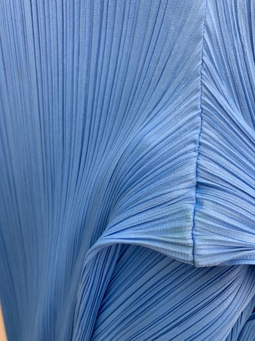 PLEATS PLEASE ISSEY MIYAKE（プリーツプリーズ イッセイミヤケ）PLEATS PLEASE ISSEY MIYAKE (プリーツプリーズ イッセイミヤケ) ■プリーツパンツ スカイブルー サイズ:1の古着・服飾アイテム