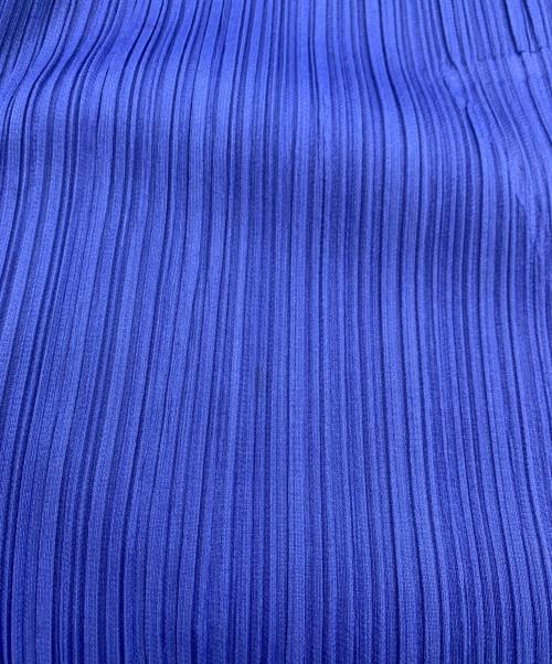 PLEATS PLEASE ISSEY MIYAKE（プリーツプリーズ イッセイミヤケ）PLEATS PLEASE ISSEY MIYAKE (プリーツプリーズ イッセイミヤケ) プリーツカーディガン パープル サイズ:3の古着・服飾アイテム