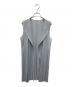 PLEATS PLEASE ISSEY MIYAKE（プリーツプリーズ イッセイミヤケ）の古着「プリーツカーディガン」｜ライトグレー