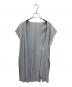 中古・古着 PLEATS PLEASE ISSEY MIYAKE (プリーツプリーズ イッセイミヤケ) プリーツカーディガン ライトグレー サイズ:03：12000円