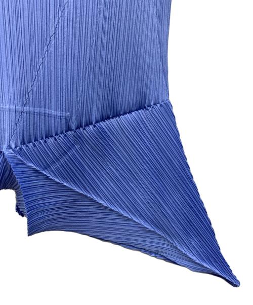 PLEATS PLEASE ISSEY MIYAKE（プリーツプリーズ イッセイミヤケ）PLEATS PLEASE ISSEY MIYAKE (プリーツプリーズ イッセイミヤケ) ■ノースリーブプリーツカットソー ネイビー サイズ:3の古着・服飾アイテム