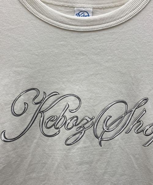 KEBOZ（ケボズ）KEBOZ (ケボズ) 長袖カットソー ホワイト サイズ:Lの古着・服飾アイテム