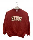 KEBOZケボズ）の古着「刺繍スウェット」｜レッド