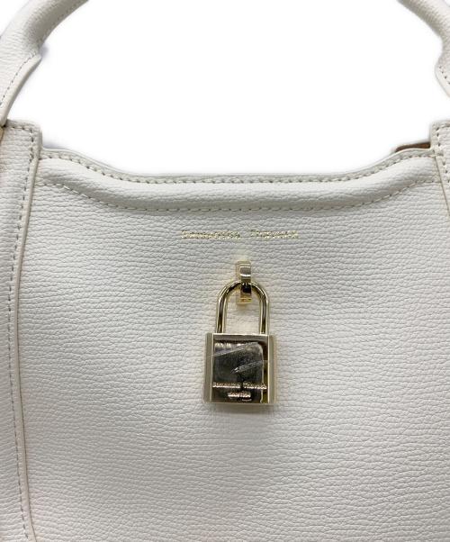 Samantha Thavasa（サマンサタバサ）Samantha Thavasa (サマンサタバサ) カッティングデザイントートバッグ ホワイト 未使用品の古着・服飾アイテム