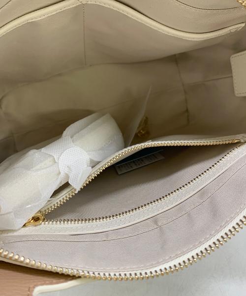 Samantha Thavasa（サマンサタバサ）Samantha Thavasa (サマンサタバサ) カッティングデザイントートバッグ ホワイト 未使用品の古着・服飾アイテム