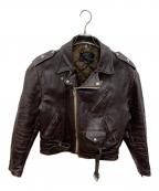 SCHOTT BROS.ショット）の古着「レザージャケット」｜ブラウン