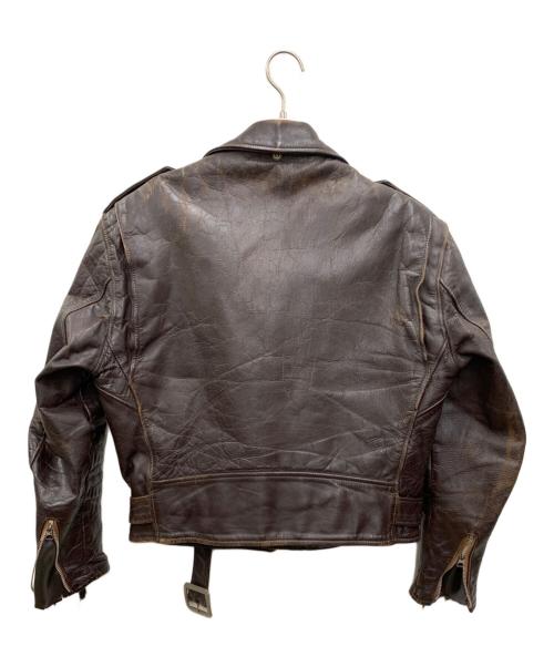 SCHOTT BROS.（ショット）SCHOTT BROS. (ショットブロス) レザージャケット ブラウン サイズ:42の古着・服飾アイテム