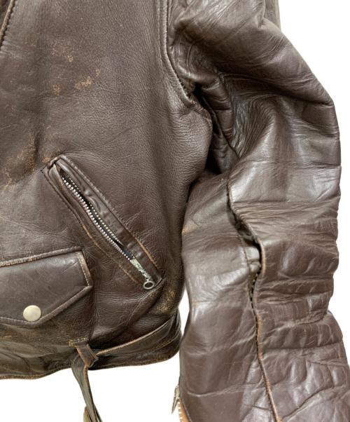 SCHOTT BROS.（ショット）SCHOTT BROS. (ショットブロス) レザージャケット ブラウン サイズ:42の古着・服飾アイテム