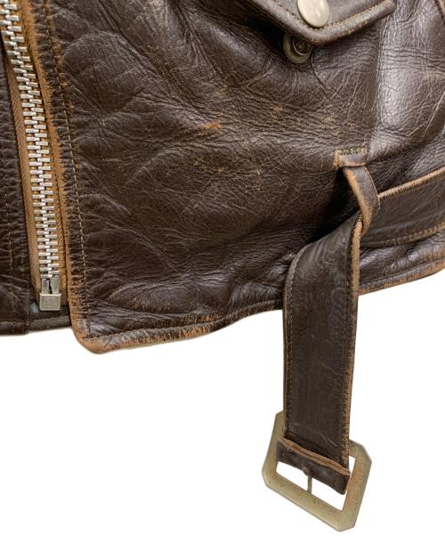 SCHOTT BROS.（ショット）SCHOTT BROS. (ショットブロス) レザージャケット ブラウン サイズ:42の古着・服飾アイテム