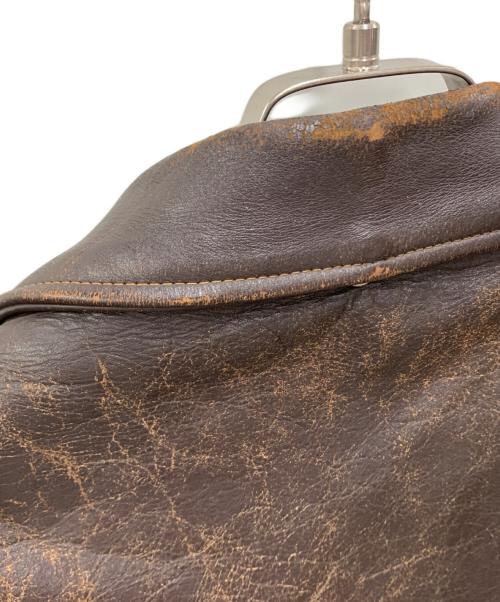 SCHOTT BROS.（ショット）SCHOTT BROS. (ショットブロス) レザージャケット ブラウン サイズ:42の古着・服飾アイテム