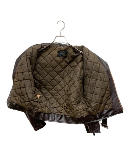 SCHOTT BROS.（ショット）SCHOTT BROS. (ショットブロス) レザージャケット ブラウン サイズ:42の古着・服飾アイテム