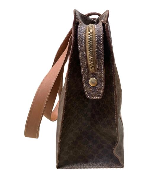 CELINE（セリーヌ）CELINE (セリーヌ) ハンドバッグ　マカダム ブラウンの古着・服飾アイテム
