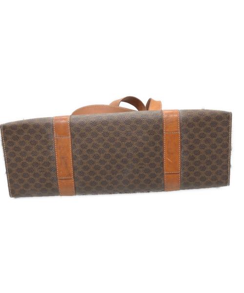CELINE（セリーヌ）CELINE (セリーヌ) ハンドバッグ　マカダム ブラウンの古着・服飾アイテム