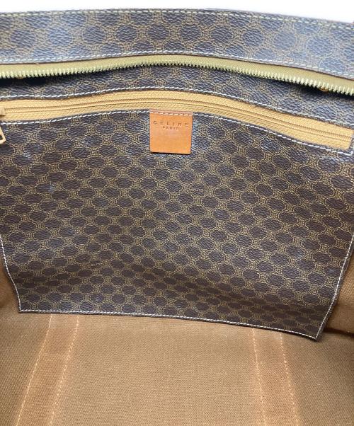 CELINE（セリーヌ）CELINE (セリーヌ) ハンドバッグ　マカダム ブラウンの古着・服飾アイテム