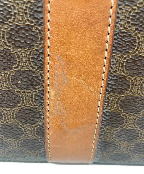 CELINE（セリーヌ）CELINE (セリーヌ) ハンドバッグ　マカダム ブラウンの古着・服飾アイテム