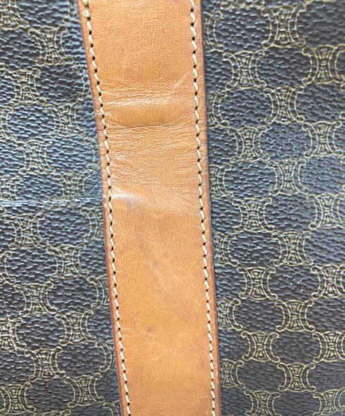 CELINE（セリーヌ）CELINE (セリーヌ) ハンドバッグ　マカダム ブラウンの古着・服飾アイテム
