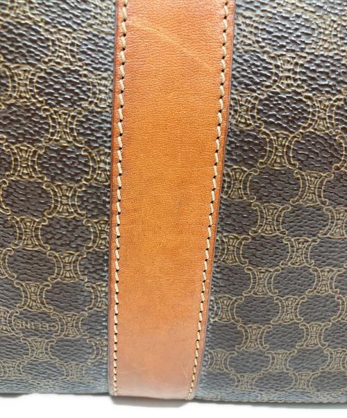 CELINE（セリーヌ）CELINE (セリーヌ) ハンドバッグ　マカダム ブラウンの古着・服飾アイテム