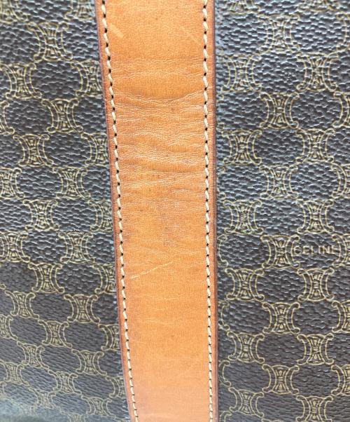 CELINE（セリーヌ）CELINE (セリーヌ) ハンドバッグ　マカダム ブラウンの古着・服飾アイテム