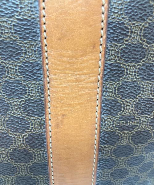 CELINE（セリーヌ）CELINE (セリーヌ) ハンドバッグ　マカダム ブラウンの古着・服飾アイテム
