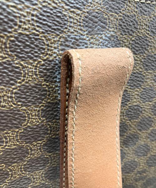 CELINE（セリーヌ）CELINE (セリーヌ) ハンドバッグ　マカダム ブラウンの古着・服飾アイテム