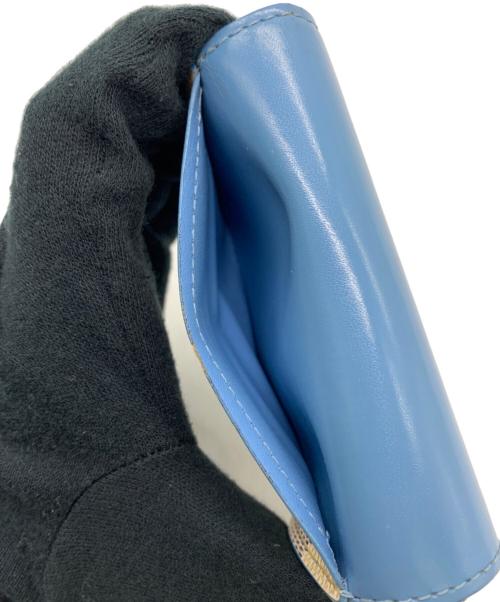 LOUIS VUITTON（ルイ ヴィトン）LOUIS VUITTON (ルイ ヴィトン) 3つ折り財布　ダミエ・アズール ポルトフォイユ・ゾエ スカイブルー×ホワイトの古着・服飾アイテム