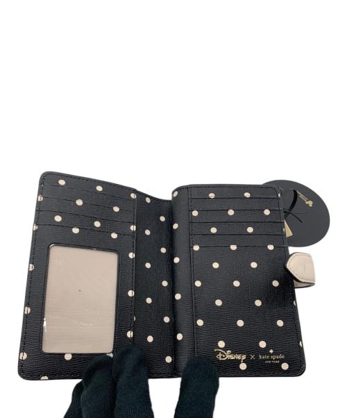 Kate Spade（ケイトスペード）Kate Spade (ケイトスペード) DISNEY (ディズニー) バイフォールドウォレット アイボリーの古着・服飾アイテム